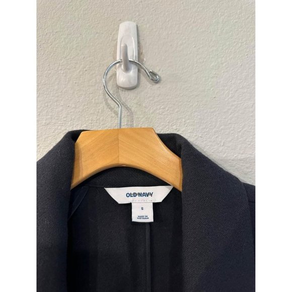 Old Navy Wool-Like Textured Double Breasted Navy Blazer Sz S NWT - Picture 4 of 8